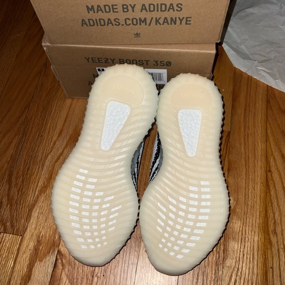 adidas gazelle silver green womens Adidas Yeezy 350 Boost Zebra Sneakers – Boutique LUC.S main image 1